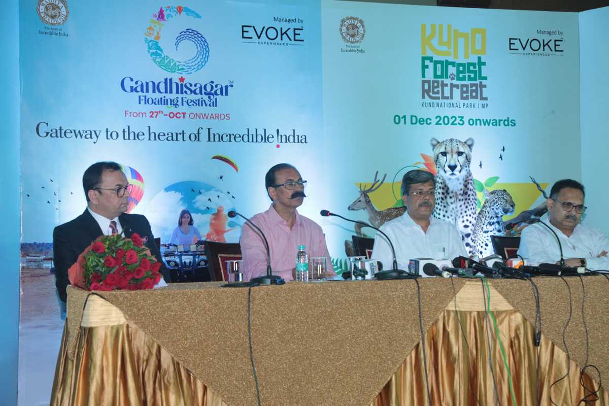 मप्र टूरिज्म बोर्ड करेगा दो मेगा फेस्टिवल्स का आयोजन : 27 अक्टूबर से गांधीसागर फ्लोटिंग फेस्टिवल और 1 दिसंबर से होगा कूनो फॉरेस्ट फेस्टिवल